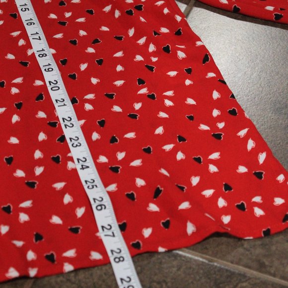 Liz Claiborne Women’s Popover Long Sleeve Tiny Hearts Print Size 3X - Picture 10 of 12